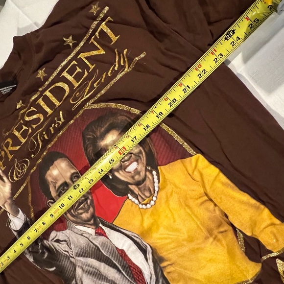 President Obama and First Lady Graphic Short Sleeve Tee Shirt Tshirt Size: 3XL - Picture 7 of 10